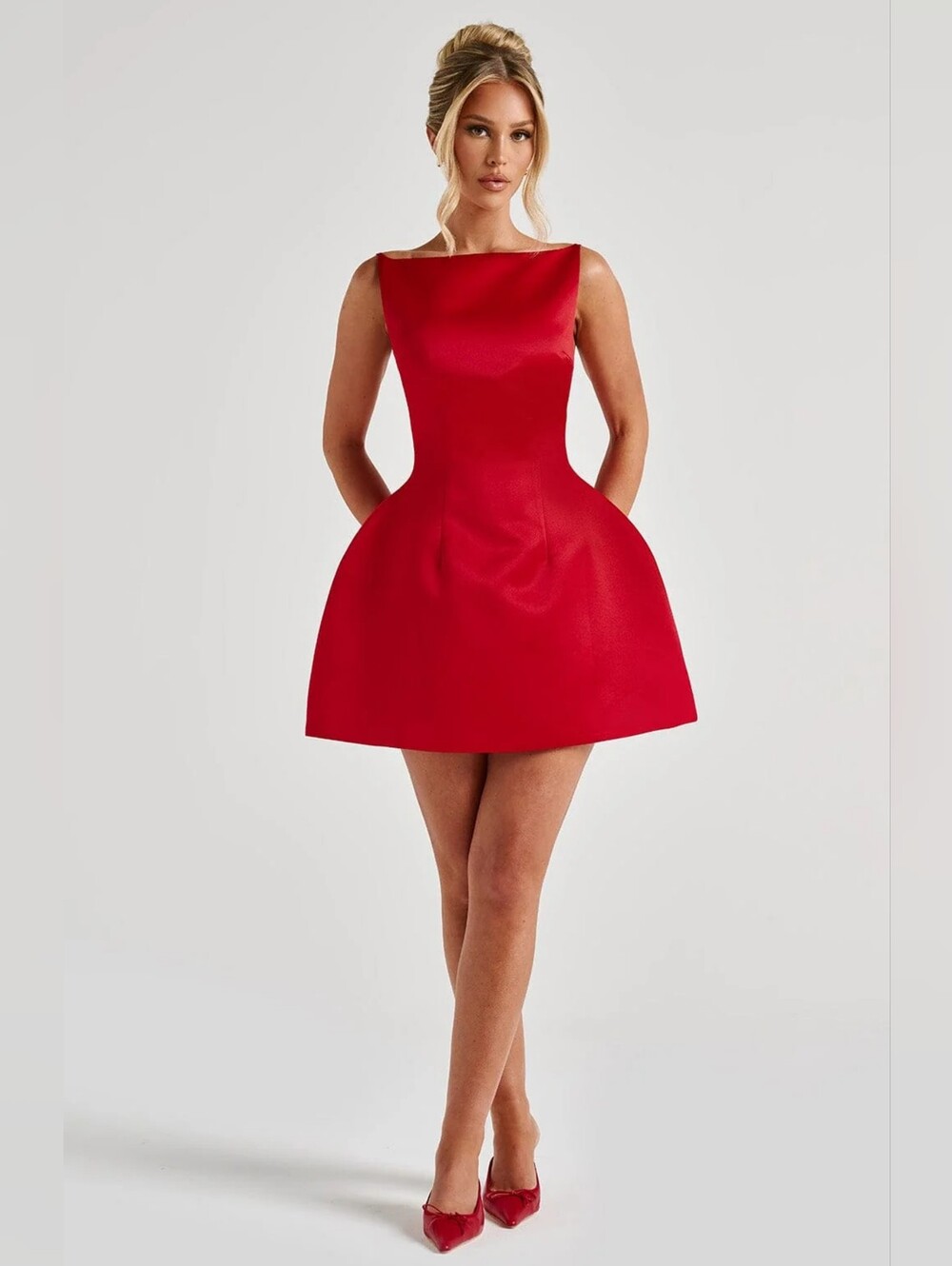 Minivestido Tate - Rojo Babyboo NWT $120